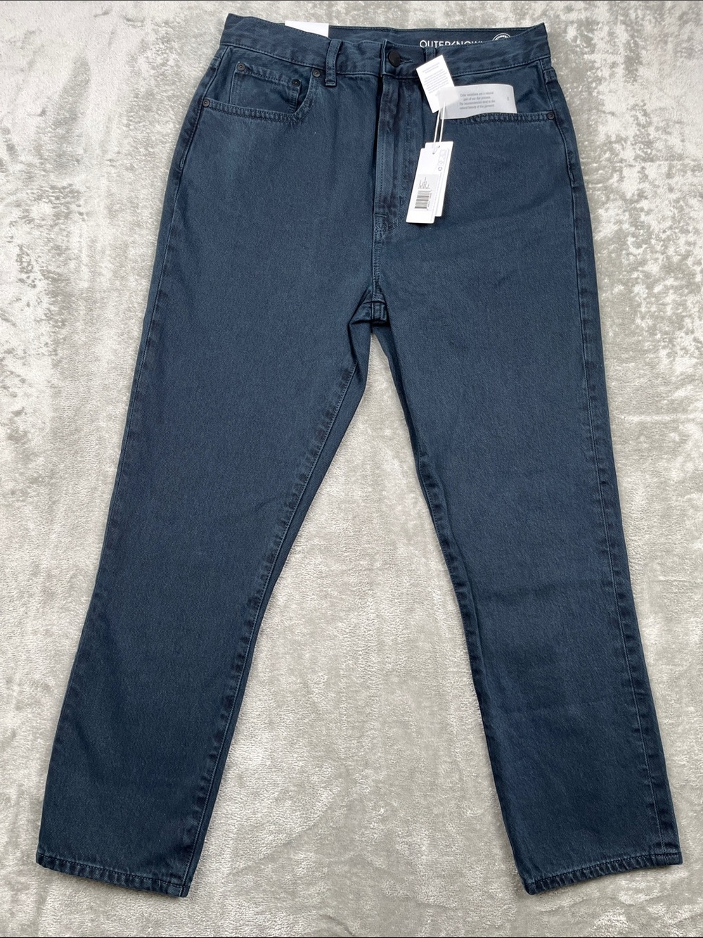 NEW Outerknown 28, 6 100% Organic Cotton Dune High Rise Slim Fit